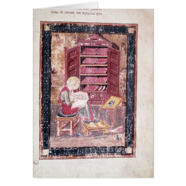 Ezra writing the sacred books (Front)