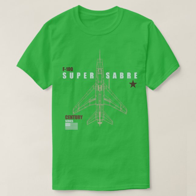 F100 Super Sabre  T-Shirt (Design Front)
