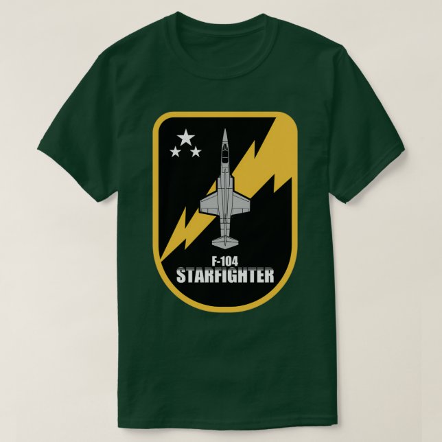 F104 StarfighterTShirt  T-Shirt (Design Front)