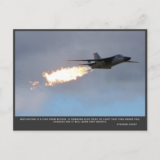F111 Motivation Postcard (Front)