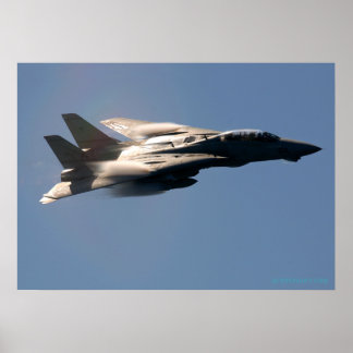 F14 Over the Mediterranean Poster