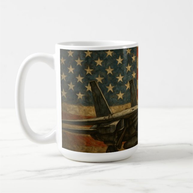 f14 tomcat  coffee mug (Left)