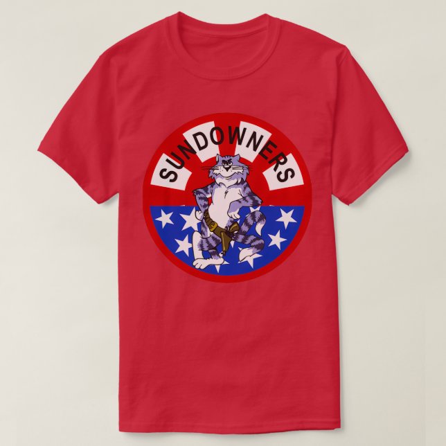 F14 Tomcat VF111 Sundowners 3  T-Shirt (Design Front)
