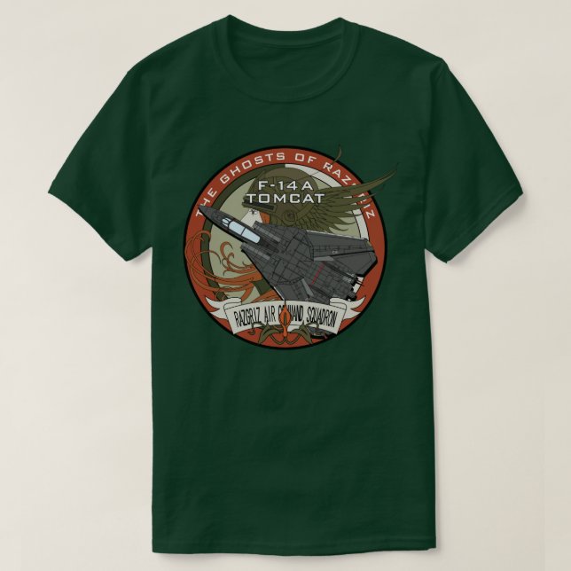 F14A Tomcat Razgriz Squadron T-Shirt (Design Front)