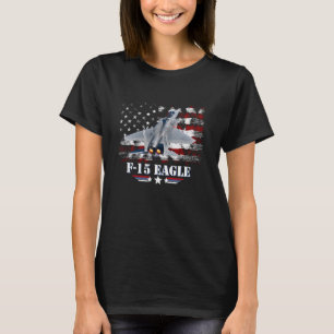 F15 Eagle Air Force Fighter Jet Military Aircraft T-Shirt
