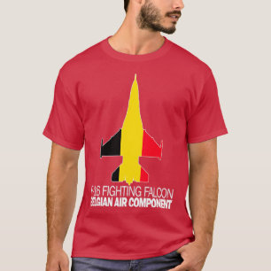 F16 Fighting Falcon Belgian Air ComponentTShirt T-Shirt