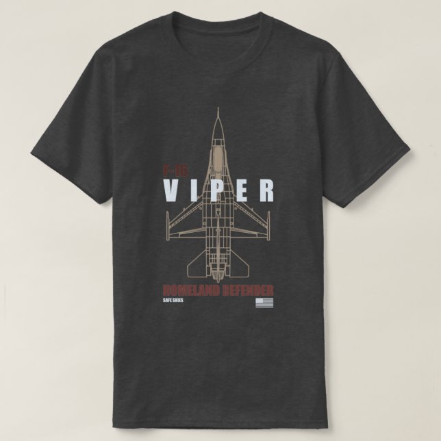 F16 Viper 2  T-Shirt (Design Front)