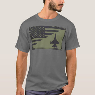 F16 Viper US Flag subdued T-Shirt