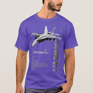 F18 Hornet Jet FightersSpec T-Shirt