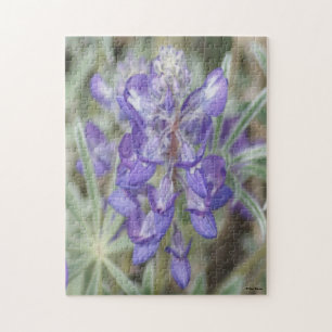 F18 Purple Wildflowers Annual Lupine Jigsaw Puzzle