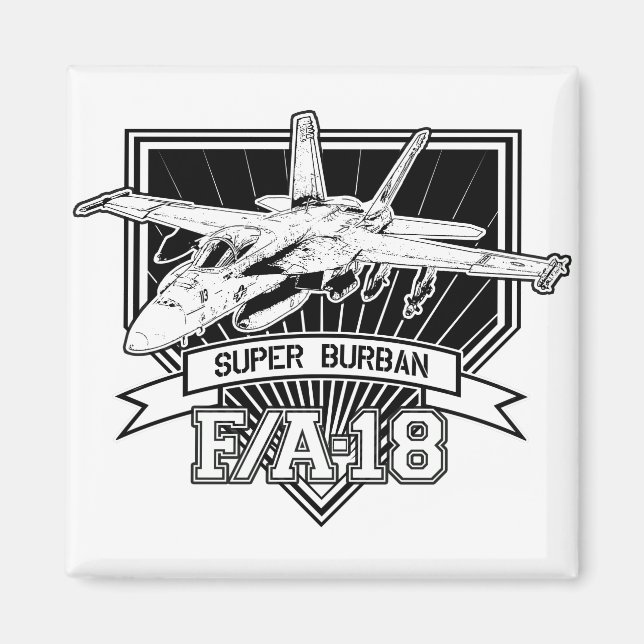 F18 super BURBAN Magnet (Front)