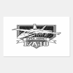 F18 Super Hornet Rectangular Sticker