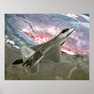 F22 Raptor Poster