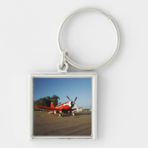 F2G-1D Super Corsair aeroplane at an air show in Key Ring