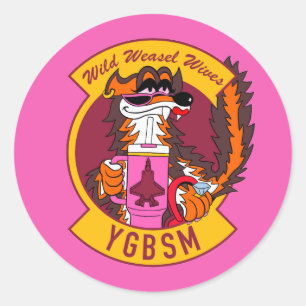 F35 Wild Weasel Wives Sticker