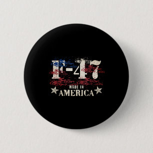 F47 Fighter Jet F-47 Aircraft 6 Cm Round Badge