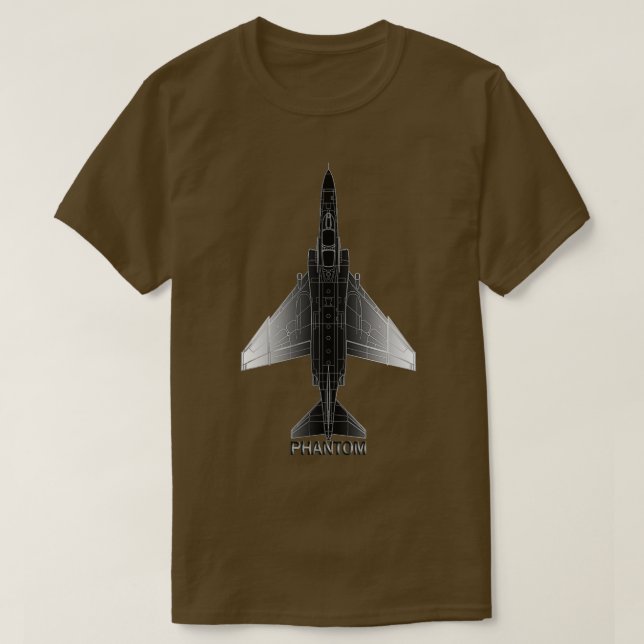 F4 Phantom Supersonic Jet  T-Shirt (Design Front)