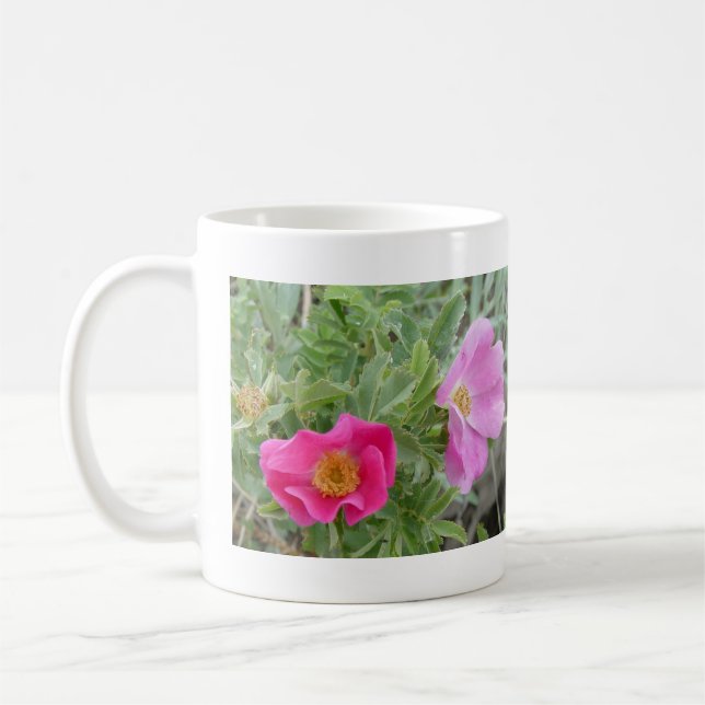 F4 Wild Roses Coffee Mug (Left)