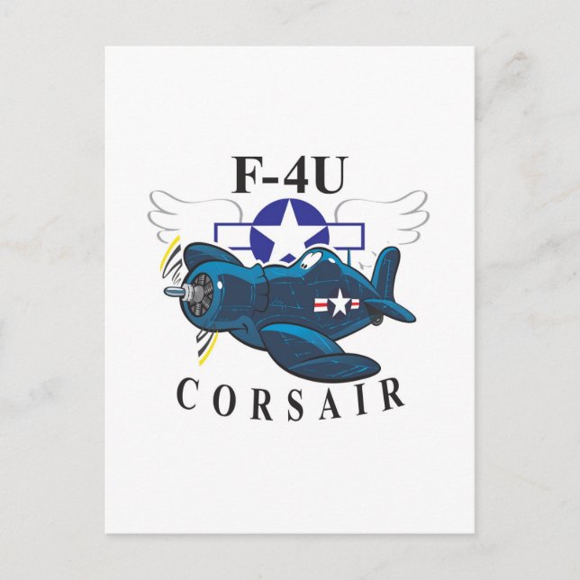 f4u corsair postcard (Front)
