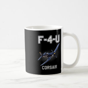 F4u Corsair Warbird Wwii Military Aircraft Coffee Mug