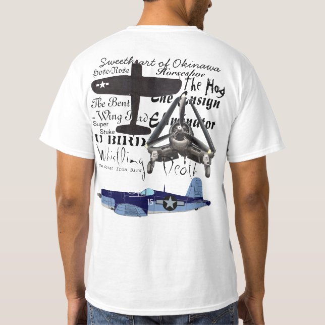 f4u warkites T-Shirt- T-Shirt (Back)