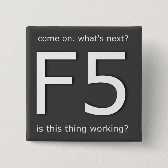 F5 15 CM SQUARE BADGE (Front)