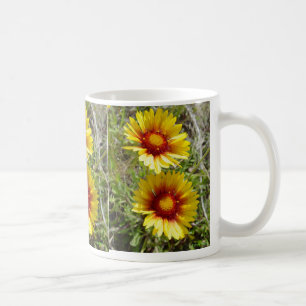 F8 Yellow Wildflower Gaillardia Coffee Mug