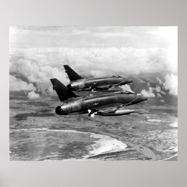 F-100 Super Sabre Poster (Front)