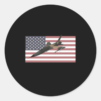 F-105 Thunderchief Classic Round Sticker
