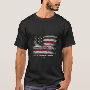 F-105 Thunderchief Fighter Jet Pilot Veteran Vietn T-Shirt