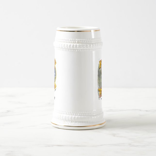 F-105G WW Custom Beer Stein w/call sign (Center)