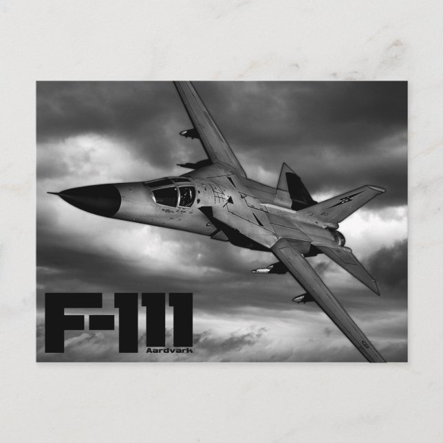 F-111 Aardvark Postcard (Front)