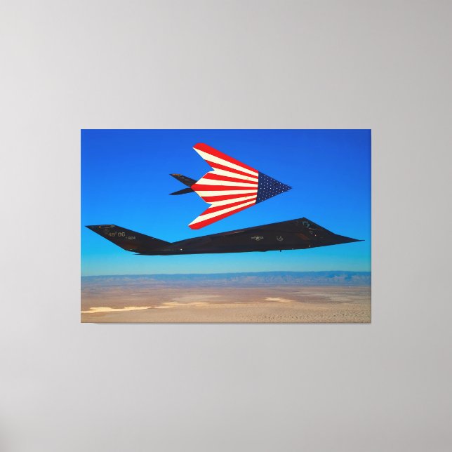 F-117 NIGHTHAWK  40x60 Canvas Print (Front)