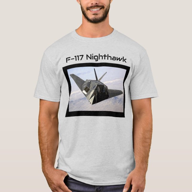 F-117 Nighthawk Stealth Bomber T-Shirt (Front)