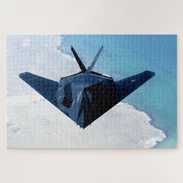 F-117 Nighthawk – Stealth in the Sky Jigsaw Puzzle (Horizontal)