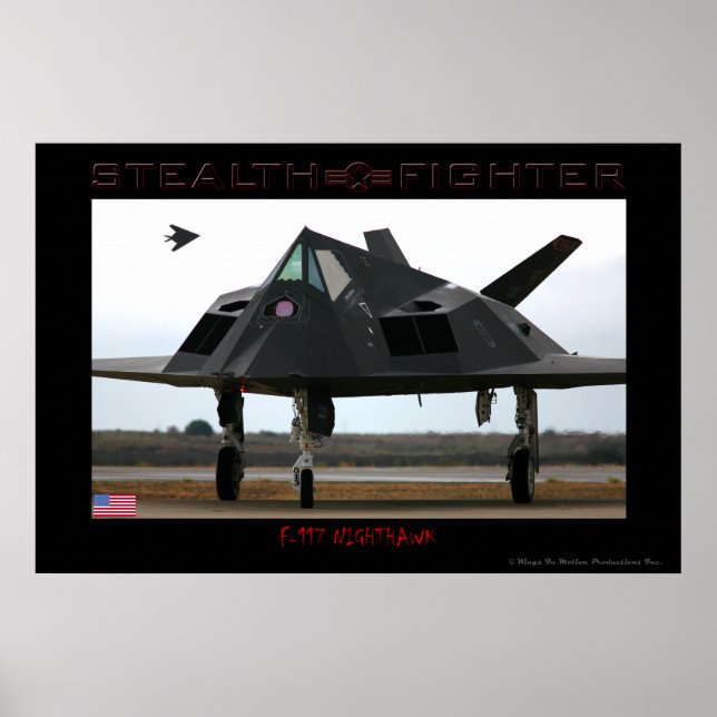 F-117 Stealth Fighter Poster (Front)