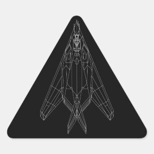 F-117 Triangle Sticker