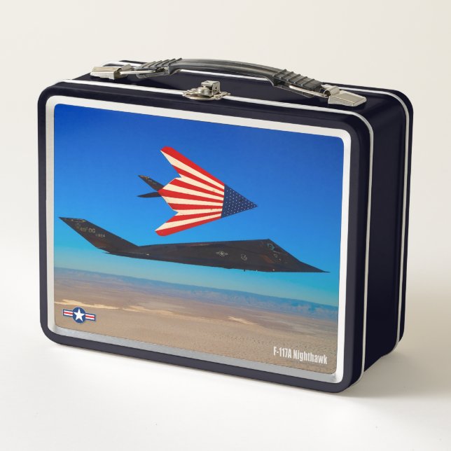F-117A NIGHTHAWK METAL LUNCH BOX (Front)