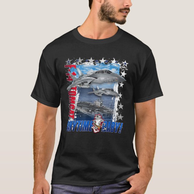 F-14 Tomcat Anytime Baby Jet T-Shirt (Front)