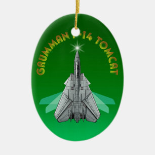 F-14 Tomcat Ceramic Tree Decoration