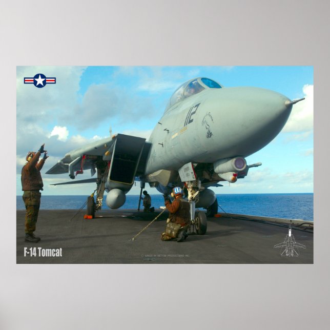 F-14 TOMCAT "FLIGHTDECK" POSTER (Front)