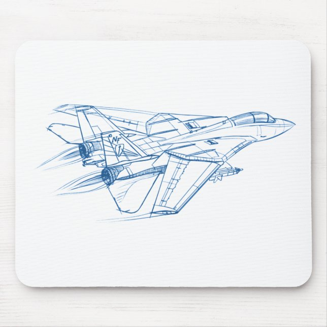 F-14 Tomcat Grumman Mouse Pad (Front)