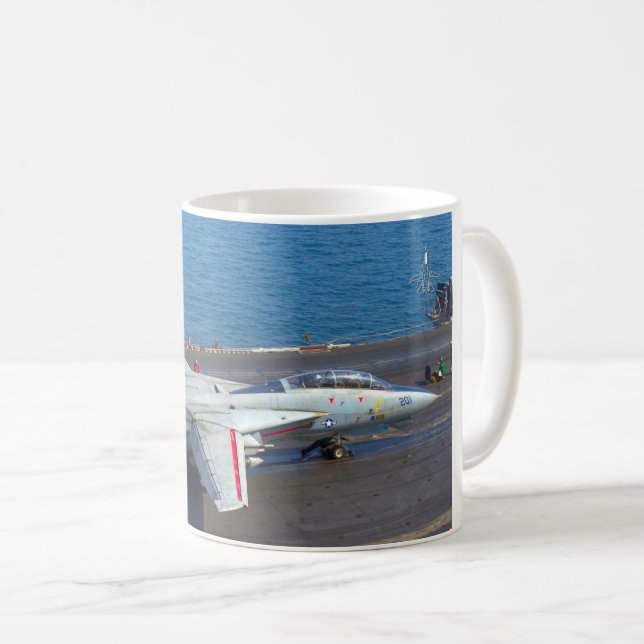 F-14 TOMCAT “LAUNCH” COFFEE MUG (Front Right)