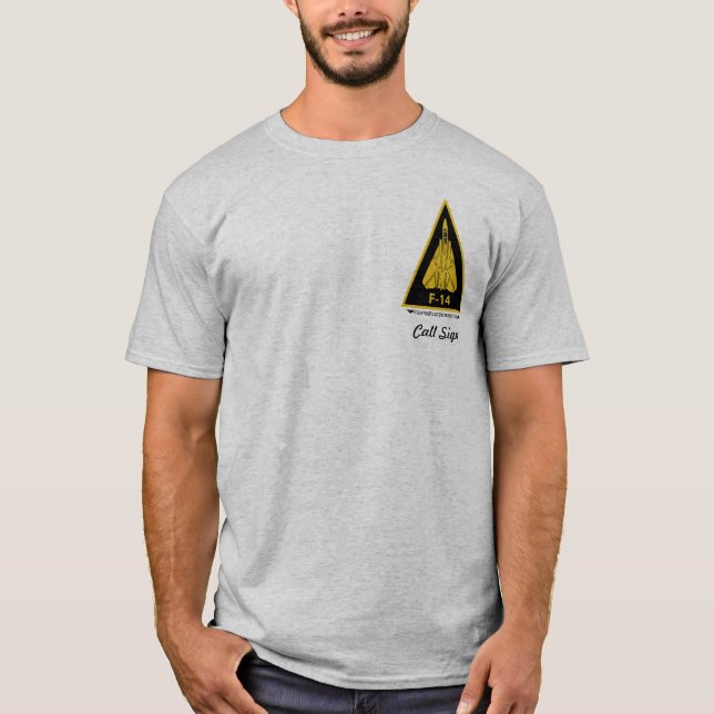 F-14 Tomcat - Light coloured T-Shirt (Front)