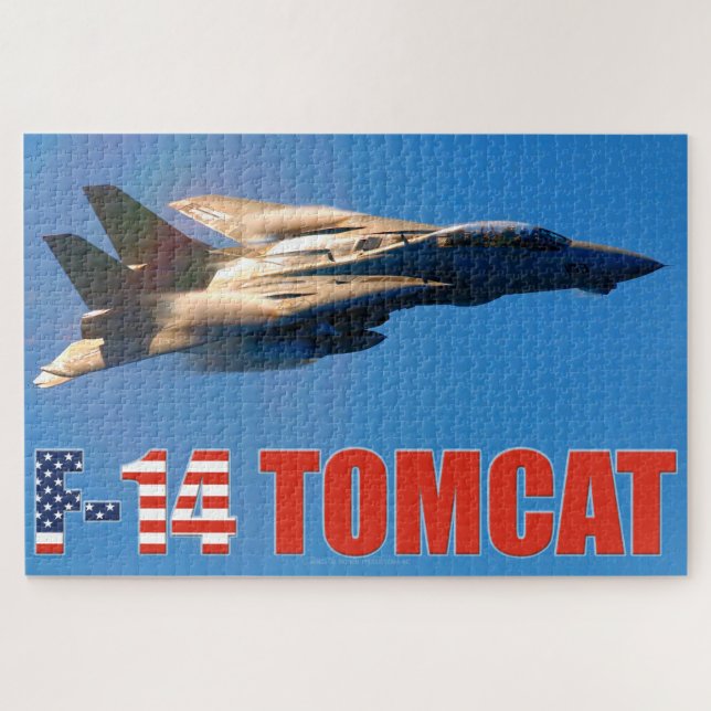 F-14 TOMCAT "MACH RUN" (20x30 inch) Jigsaw Puzzle (Horizontal)