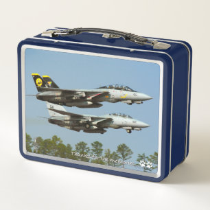 F-14 TOMCAT METAL LUNCH BOX
