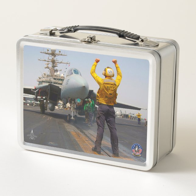 F-14 TOMCAT METAL LUNCH BOX (Front)