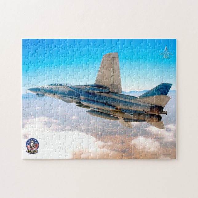 F-14 TOMCAT “ON PATROL” (11x14 inch) Jigsaw Puzzle (Horizontal)