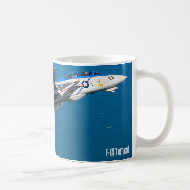 F-14 TOMCAT "ON PATROL" COFFEE MUG (Right)