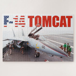 F-14 TOMCAT "PREFLIGHT" (20x30 inch) Jigsaw Puzzle